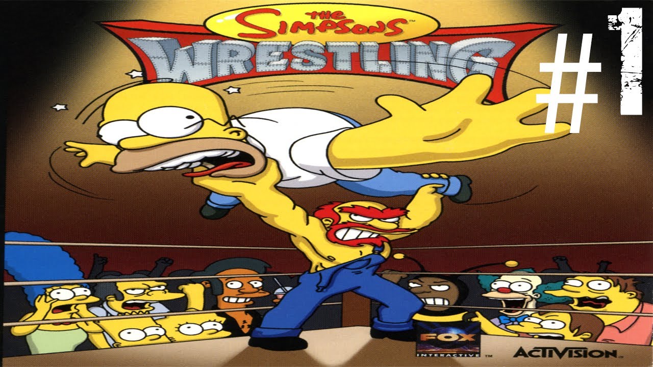 Simpsons wrestling playstation 1 2